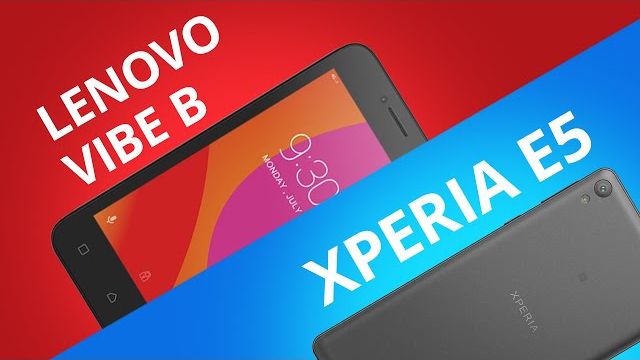 Lenovo Vibe B vs Xperia E5 [Comparativo]