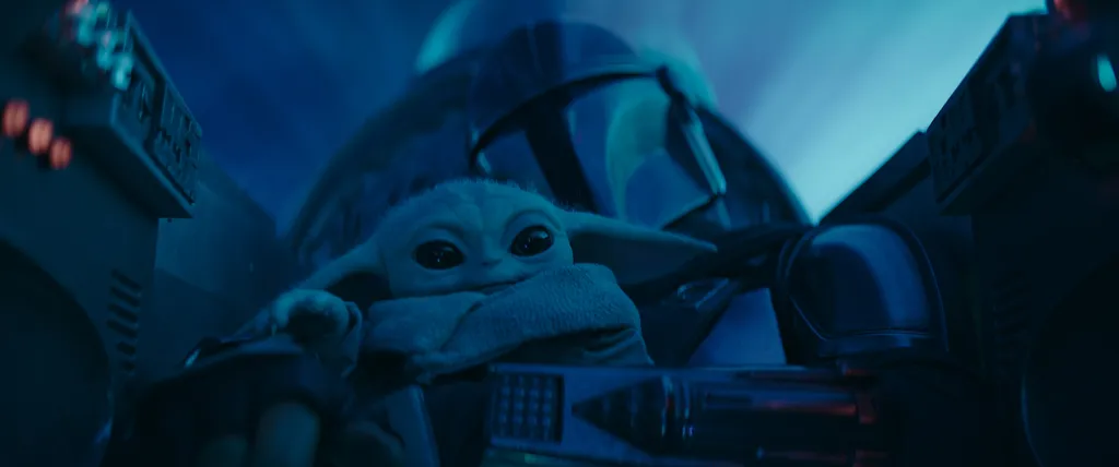 Ainda vamos ter momentos fofos com o bebê Yoda, mas não devem mais ser o centro da história (Imagem: Divulgação/Lucasfilm)