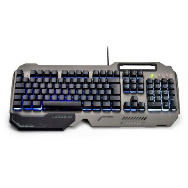 Teclado Gamer Warrior Ragnar, LED, Base Metal, ABNT2, TC222