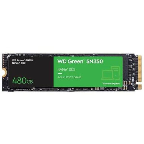 SSD WD Green SN350 480GB M.2 2280 NVMe 2400 MB/s WDS480G2G0C - Western Digital
