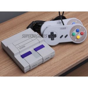 Mini Console Retro Super Nintendo com 130 mil jogos + 2 Controles Super 3D Games