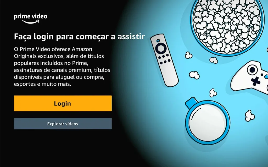 Abra o Amazon Prime Video na sua TV (Captura de tela: André Magalhães)
