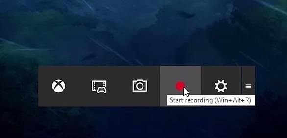 A barra de jogos aparece na porção inferior da tela no Windows 10. Basta escolher a opção da ação desejada e deixar o software fazer o resto A barra de jogos aparece na porção inferior da tela no Windows 10. Basta escolher a opção da ação desejada e deixar o software fazer o resto