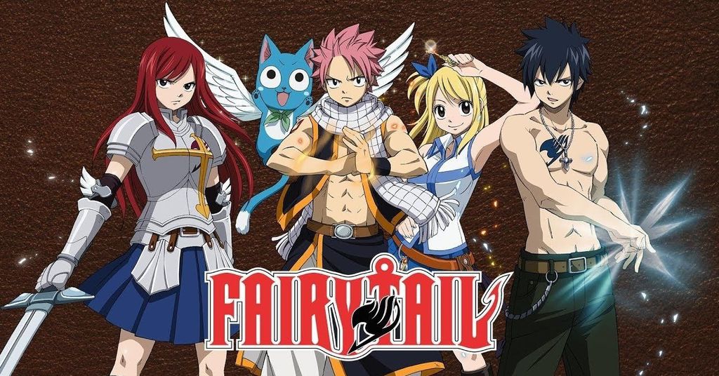  Fairy Tail é um dos animes que integram  o catálogo da plataforma de streaming de animes Funimation (Imagem: Divulgação)