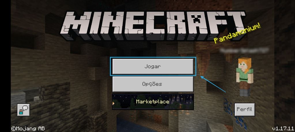 Minecraft que o geleia joga