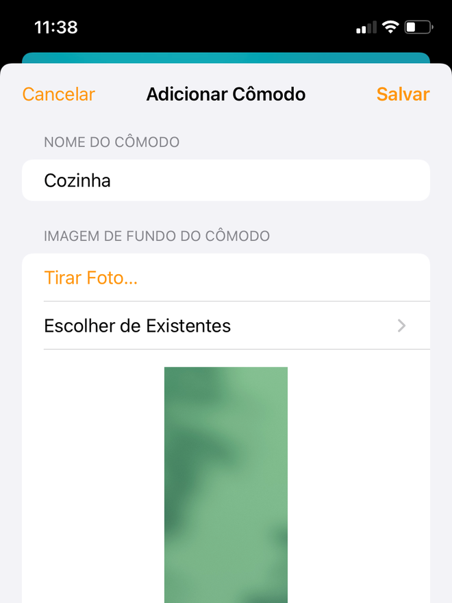 Adicione novos cômodos ao app Casa - Captura de tela: Thiago Furquim (Canaltech)