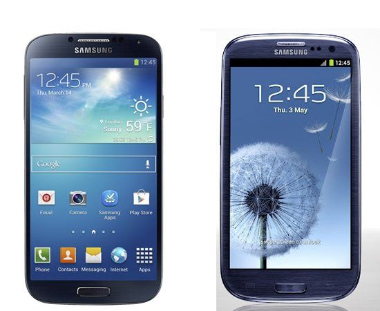 Galaxy S4 vs Galaxy S3 Galaxy S4 vs Galaxy S3