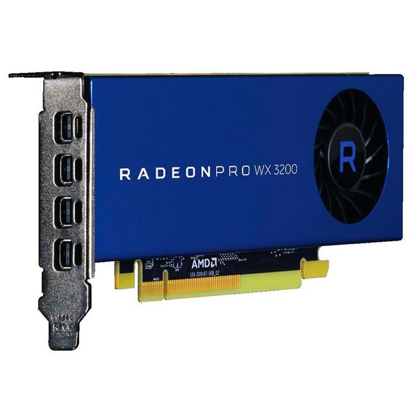 AMD Radeon Pro WX3200 4 GB, perfil baixo
