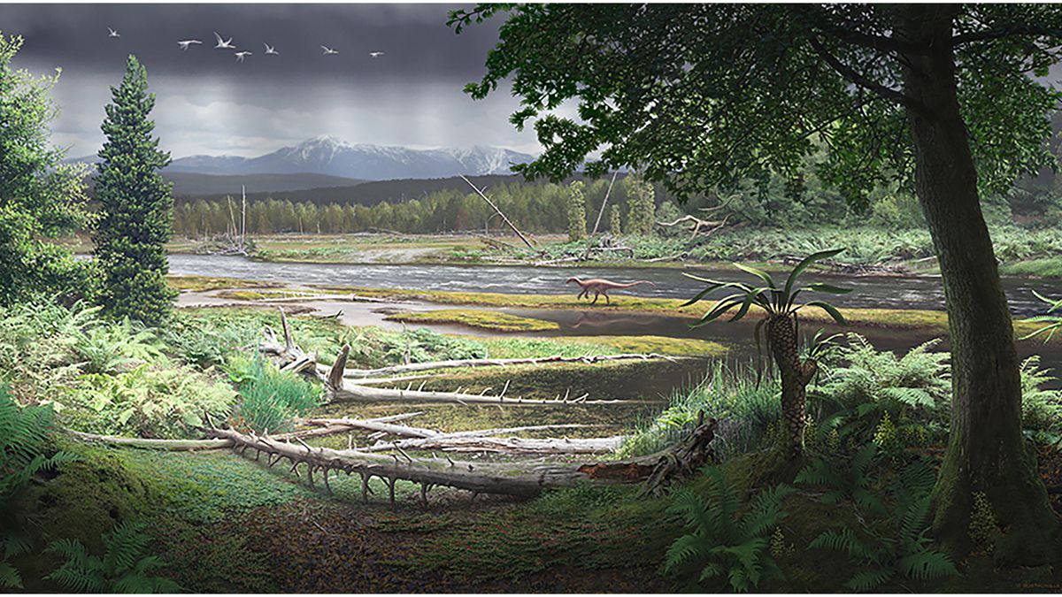 Cientistas recriam habitat dos "dinossauros polares" usando restos de plantas