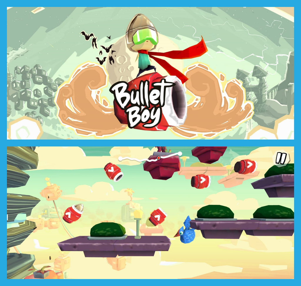 Desvie de obstáculos e complete o trajeto em Bullet Boy (Imagem: Rodrigo Folter/Captura de tela)