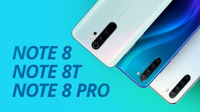 Redmi Note 8, 8T e 8 Pro: qual escolher?