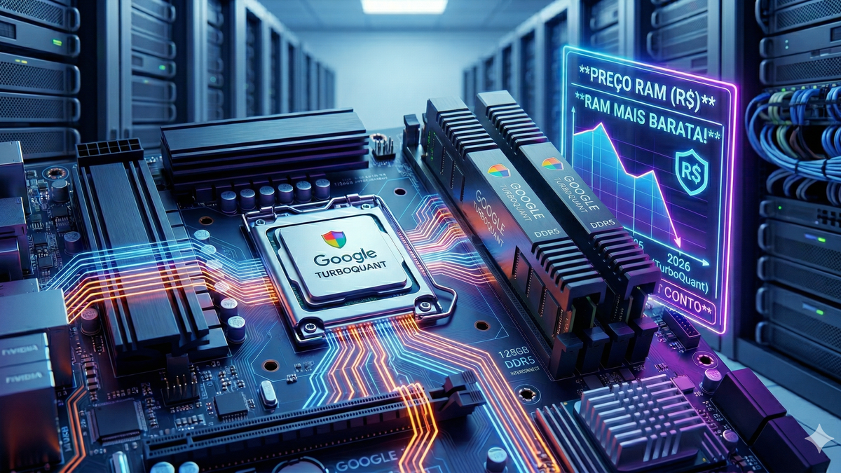Google Lança TurboQuant: Nova Tecnologia de Compressão de IA para Combater a Crise Global de Memória RAM