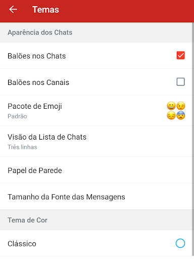 Customize temas para o Telegram (Imagem: André Magalhães/Captura de tela)