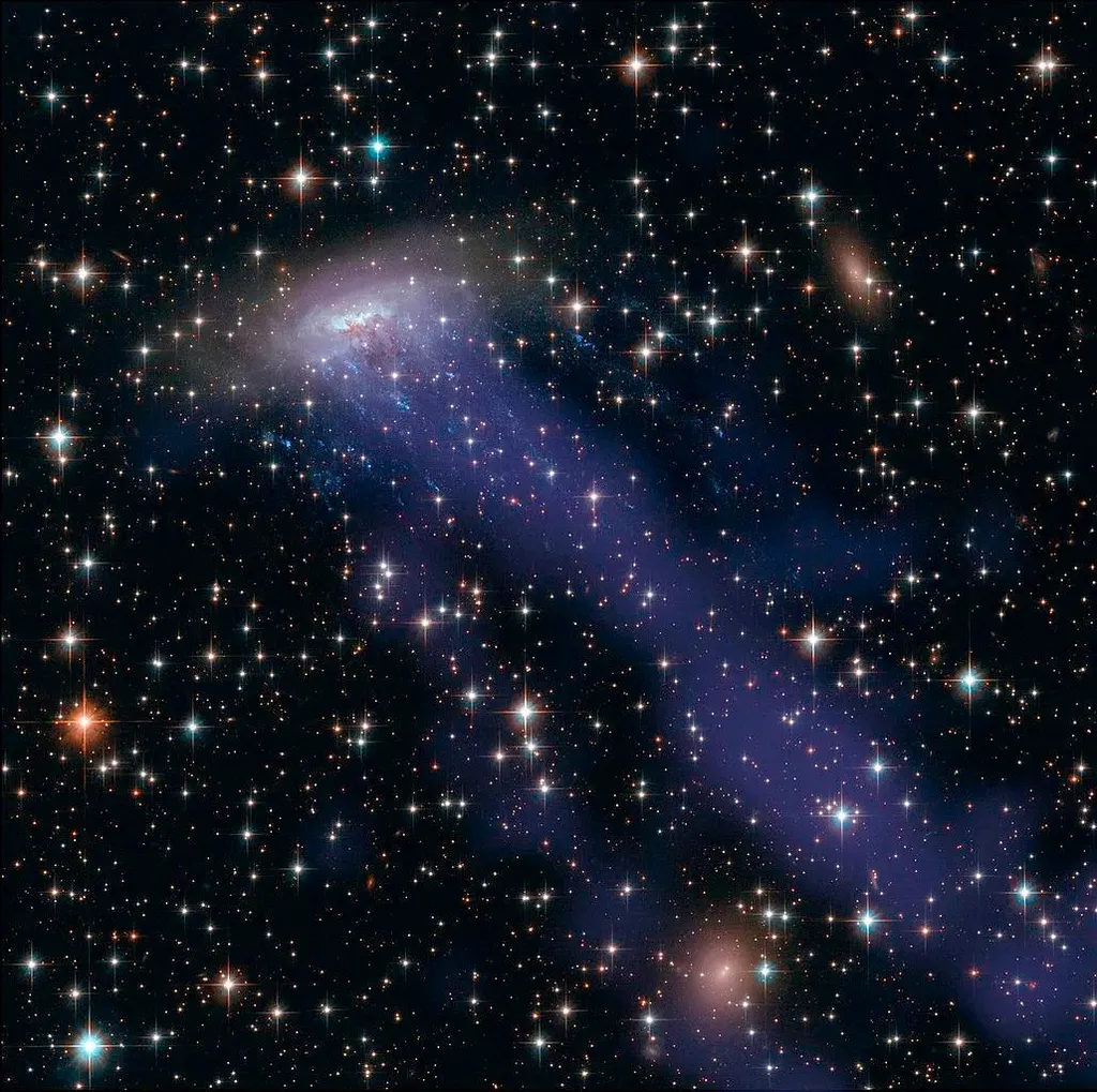 Galáxia do Girino (Imagem: Reprodução/NASA/ESA/CXC)