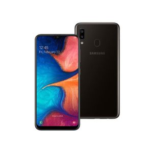 Smartphone Samsung Galaxy A20 32GB Preto 4G - 3GB RAM 6,4” Câm. Dupla + Câm. Selfie 8MP Preto