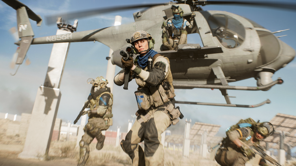 Frenético e cinematográfico, o multiplayer de Battlefield 2042 ainda é uma diversão garantida. (Imagem: Divulgação/Electronic Arts)
