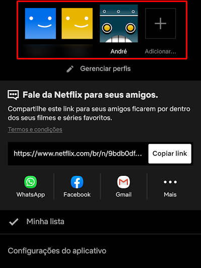 Aprenda a excluir um perfil do Netflix pelo celular