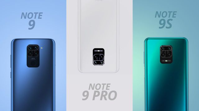 Redmi Note 9 PRO vs Note 9 vs Note 9s