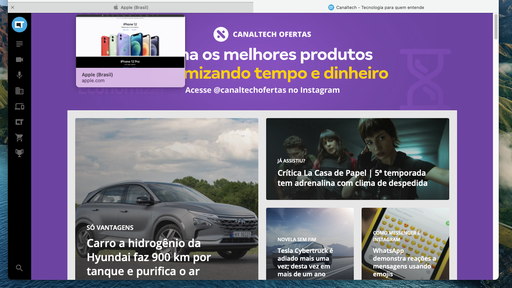 Como desativar o preview de abas no Safari do Mac