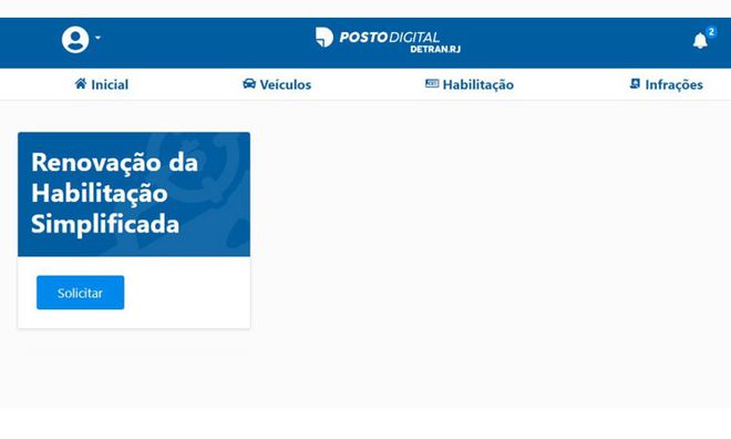 No Rio de Janeiro, você pode renovar CNH na plataforma Posto Digital (Imagem: Captura de tela/Fabrício Calixto/Canaltech)