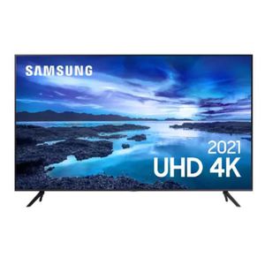Smart TV 50" Crystal 4K Samsung UN50AU7700GXZD Wi-Fi - Bluetooth HDR Alexa Built in 3 HDMI 1 USB [CUPOM]