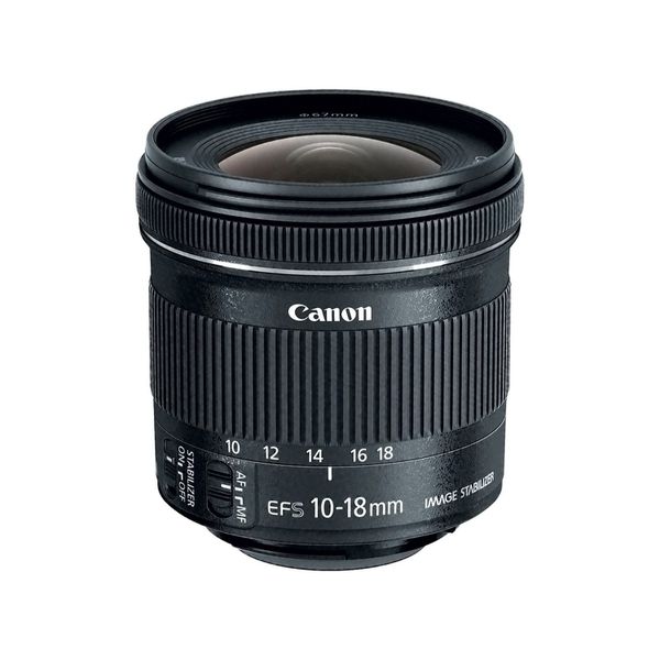 Lente Canon EF-S10-18mm IS STM - f / 4,5-5,6