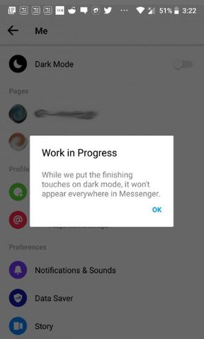 Modo Escuro Facebook 2