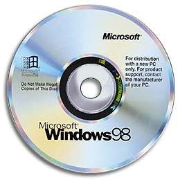 CD-ROM de instalação do Windows 98 (Foto: Reprodução / Getty Images)