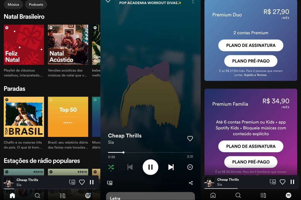 Spotify emprega IA para melhorar a recomendação de música aos usuários (Imagem: Captura de tela/Guilherme Haas/Canaltech)