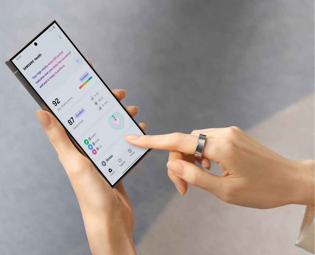 Samsung Health ganha "My Vitality Score" que combina dados de saúde para métricas de objetivos sempre atualizadas e ideias de como melhorá-las (Imagem: Reprodução/Samsung)