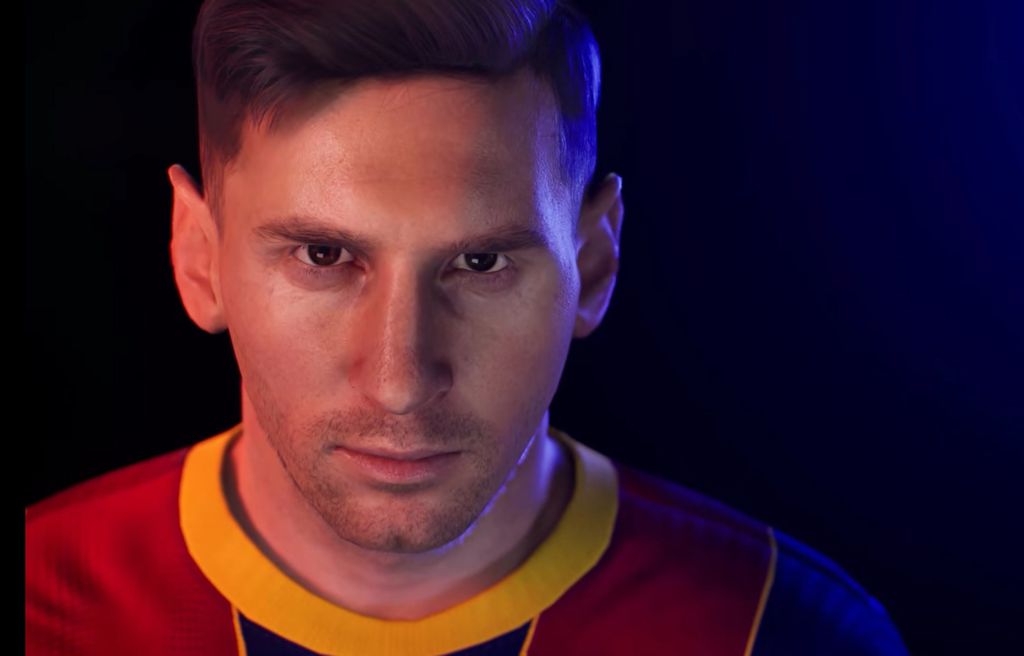 Primeira imagem do próximo PES traz Messi em visual ultrarrealista/ Imagem: Konami
