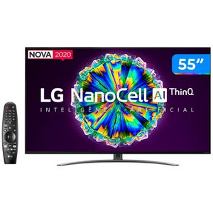 [CUPOM] Smart TV 4K NanoCell IPS 55” LG 55NANO86SNA - Wi-Fi Bluetooth HDR Inteligência Artificial 4 HDMI