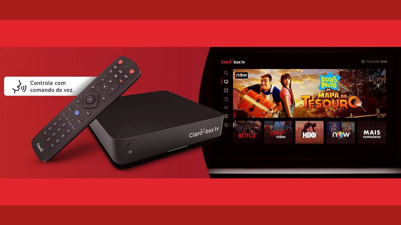 Claro anuncia Box TV com serviços de streaming e planos para