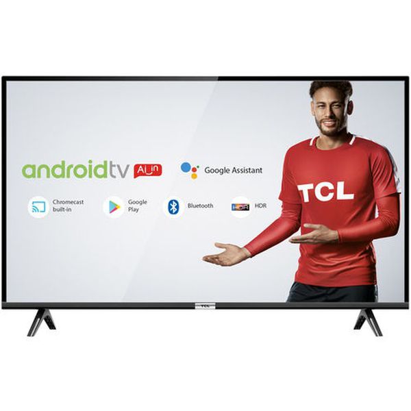 Smart TV LED 32" Android  TCL 32s6500 HD com Conversor Digital Wi-Fi Bluetooth 1 USB 2 HDMI Controle Remoto com Comando de Voz  Google Assistant [Cupom]