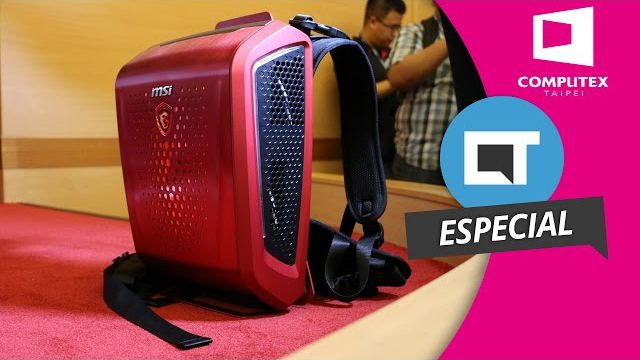 MSI Backpack PC: um PC gamer/VR em formato de mochila! [Hands-on | Computex 2016