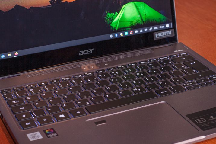 Acer Spin 5 teclado iluminado
