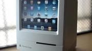 Que tal um Macintosh Classic com iPad na tela?