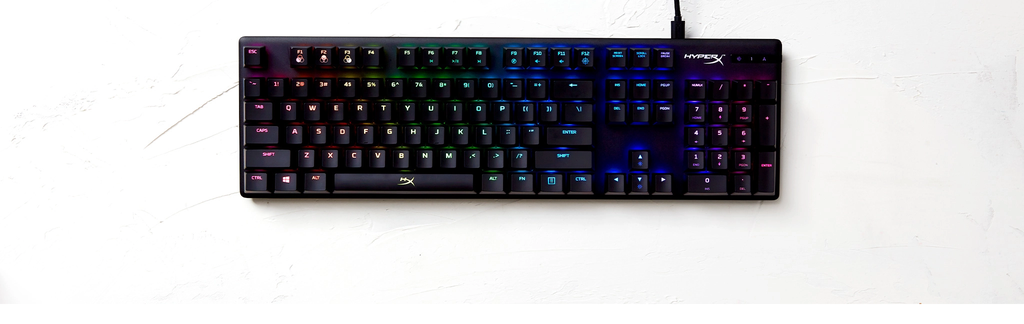 Teclado mecânico RGB HyperX (Imagem: HyperX)