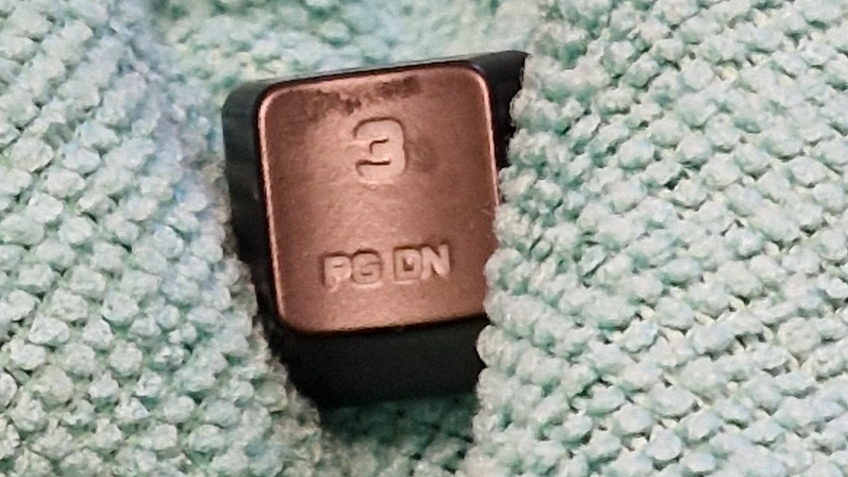 Limpeza Teclado - Teclas Antes 1