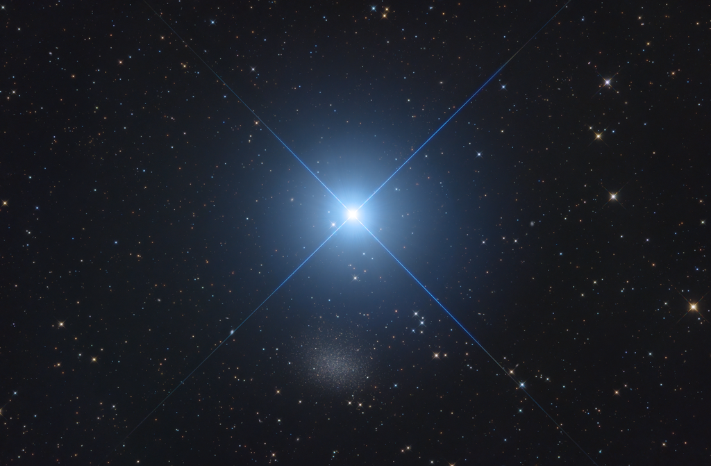 Estrela Regulus, o astro mais brilhante da constelação do Leão (Imagem: Reprodução/Markus Horn)