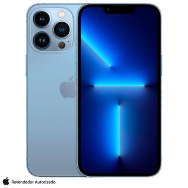 iPhone 13 Pro Apple (1TB) Azul-Sierra, Tela de 6,1", 5G e Câmera Tripla de 12MP