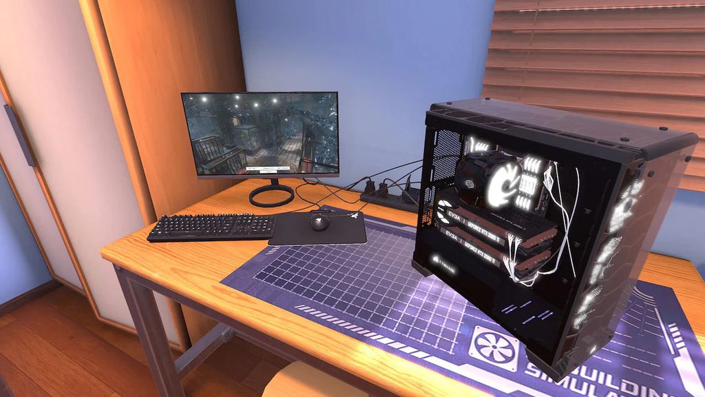 Você não precisa ser o Henry Cavill para montar um computador em PC Building Simulator (Foto: Divulgação/The Irregular Corporation)