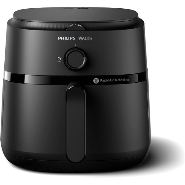 Fritadeira Airfryer Série 1000 XL, Philips Walita, 6,2 litros, Tecnologia RapidAir, Preta, 2 anos de garantia, 110v