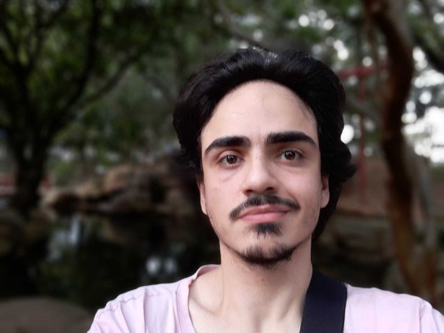 Foto tirada com o modo retrato do S6 Lite