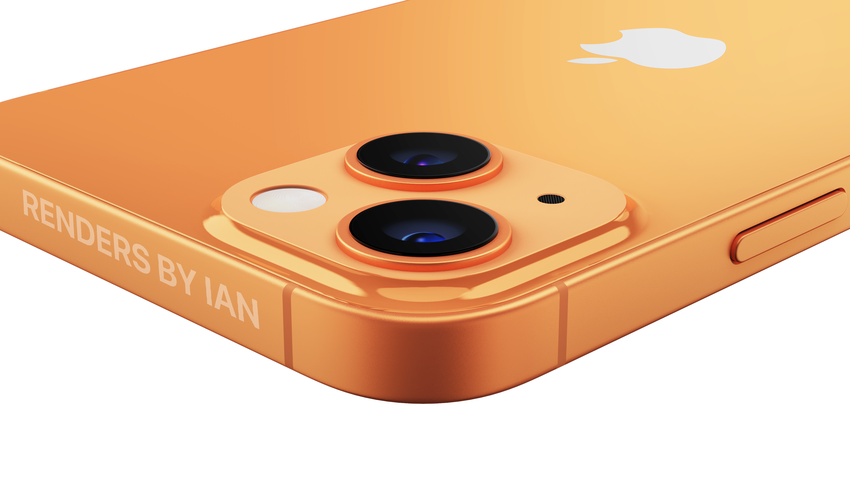 iPhone 13: imagens mostram cor laranja para modelo base e grafite