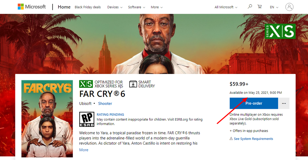 Data de lançamento de Far Cry 6 pode ter sido revelada por site oficial de Xbox