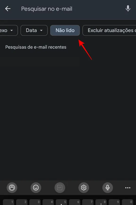 Marque o botão "Não lido" do Gmail (Captura de tela: Thiago Furquim/Canaltech)