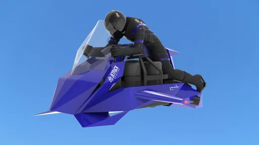 Protótipo de moto voadora faz sua primeira decolagem; veja como foi