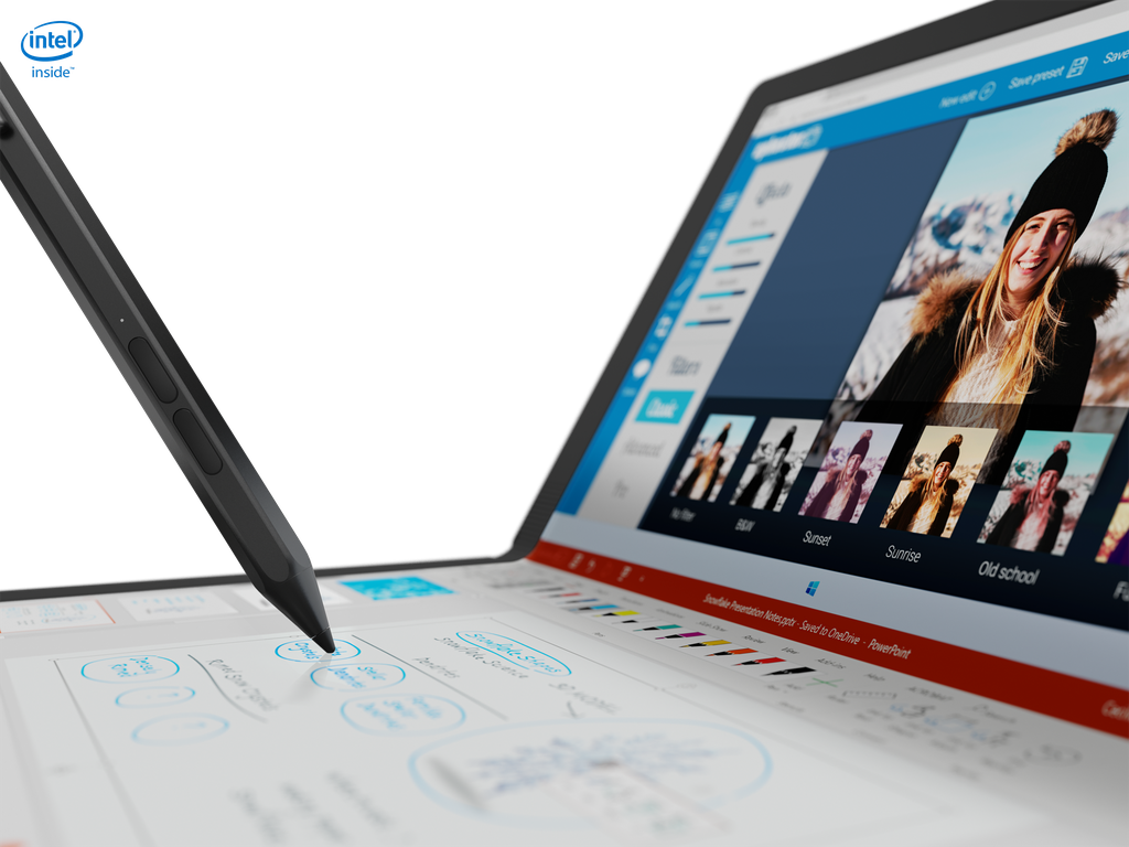 ThinkPad X1 é um tablet dobrável que tem teclado Bluetooth para virar notebook (Foto: Divulgação/Lenovo)