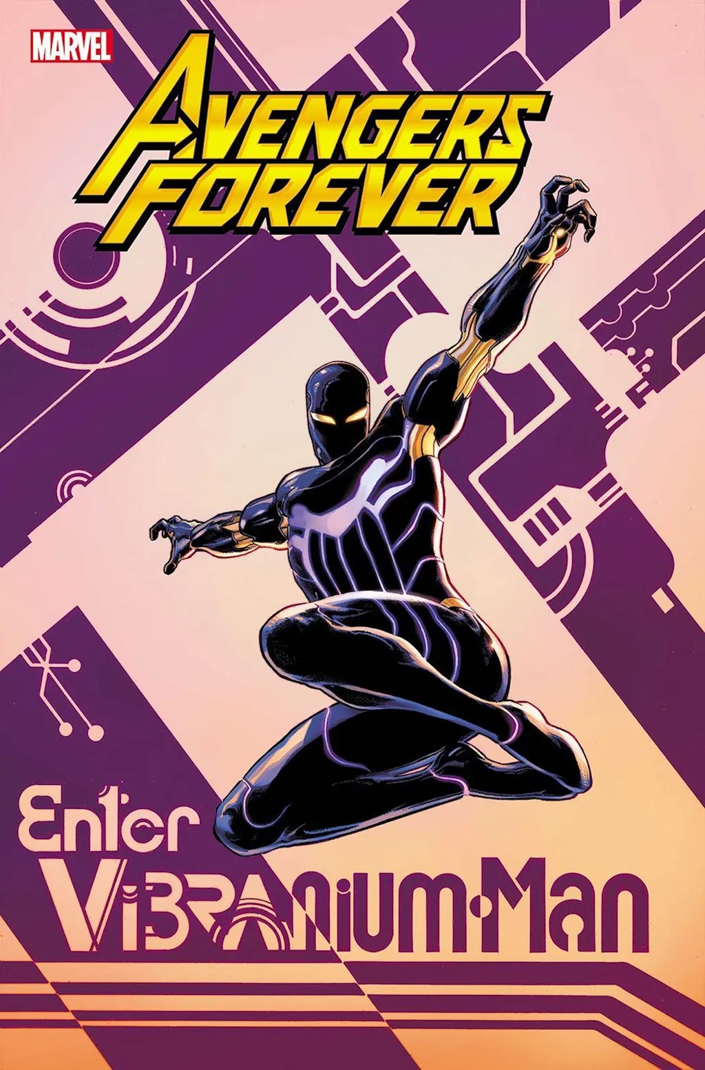 Homem de Vibranium está na capa de Avengers Forever #6 (Imagem: Reprodução/Marvel Comics)